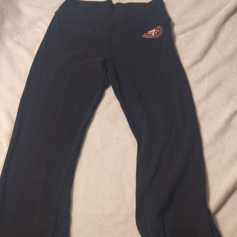 NFL Black 49ers Leggings